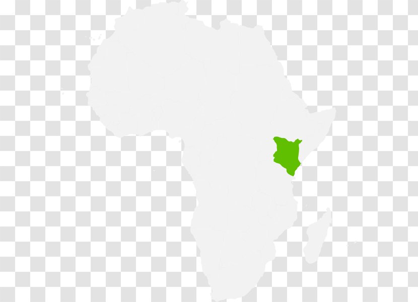 Map - Green - Kenya Cliparts Transparent PNG