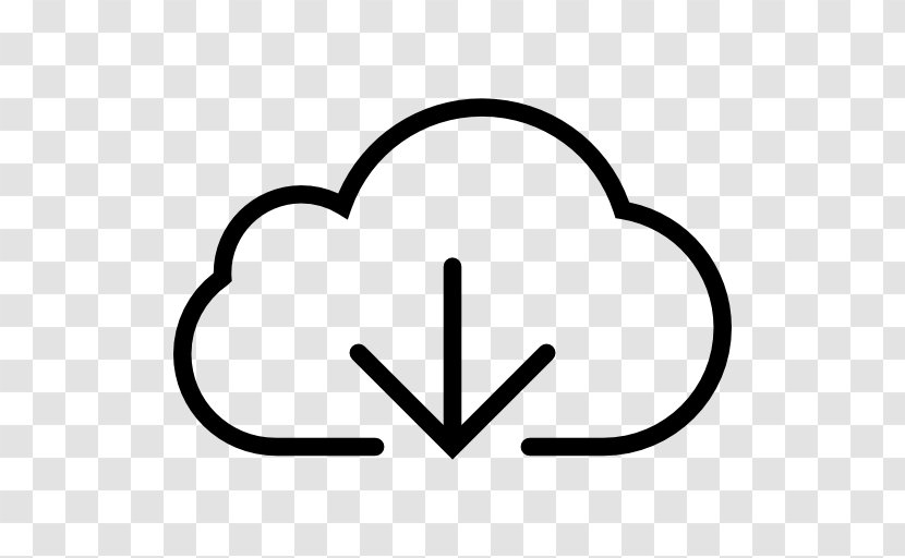 Cloud Computing Download Arrow - Nuvola Transparent PNG