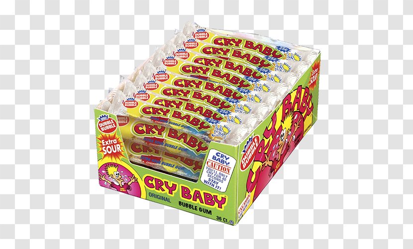 Chewing Gum Cry Baby Bubble Candy Dubble - Food Transparent PNG