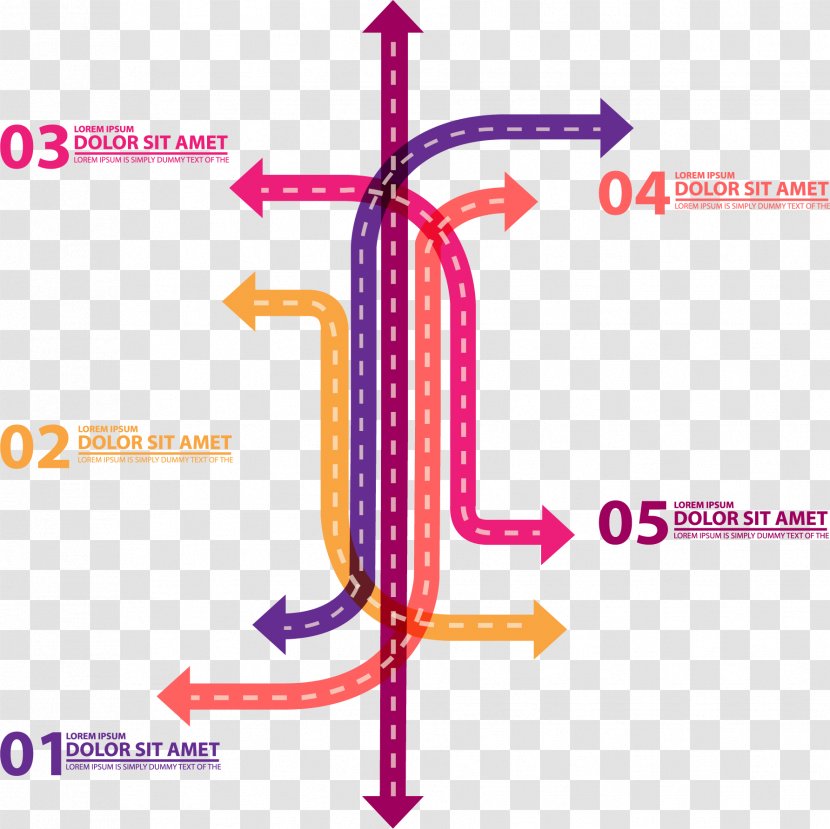 Euclidean Vector Infographic Download Icon - Arah - Creative Color Classification Arrow Transparent PNG