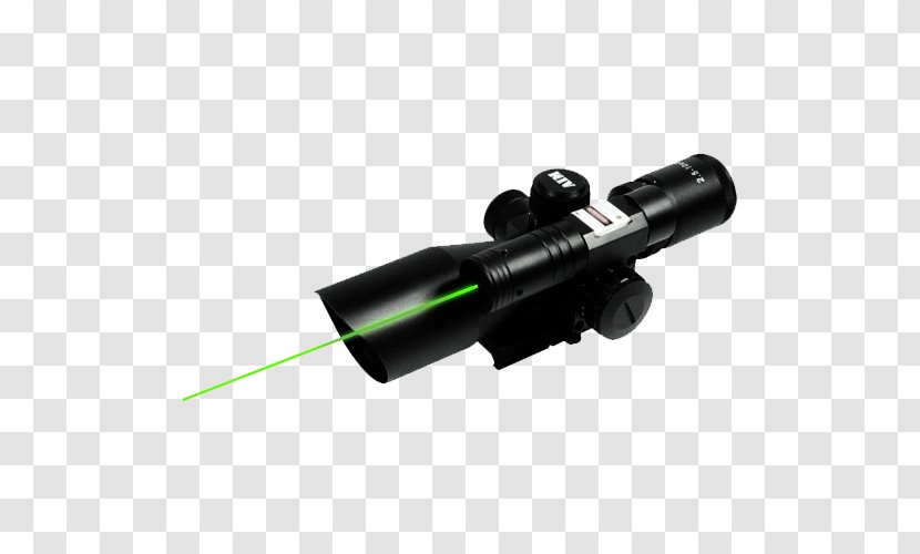Telescopic Sight Red Dot Laser Firearm - Backwoodsman Magazine Transparent PNG