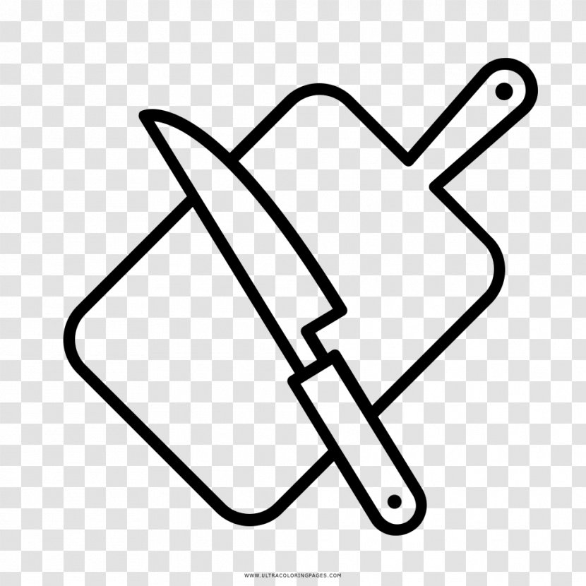 Drawing Cutting Boards Knife Coloring Book - Material Transparent PNG