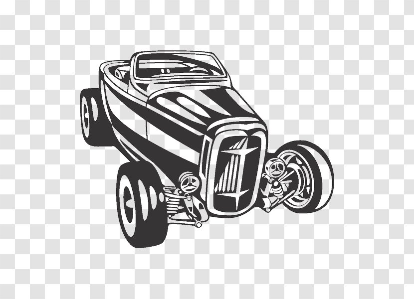 Car Wall Decal Hot Rod Sticker - Model Transparent PNG