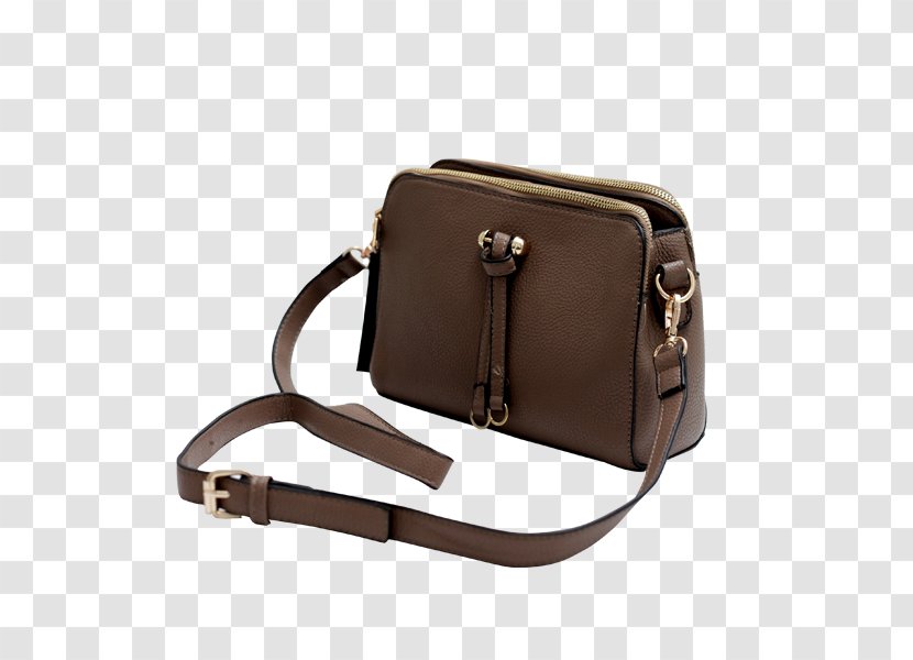 Messenger Bags Handbag Leather Strap - Bag Transparent PNG