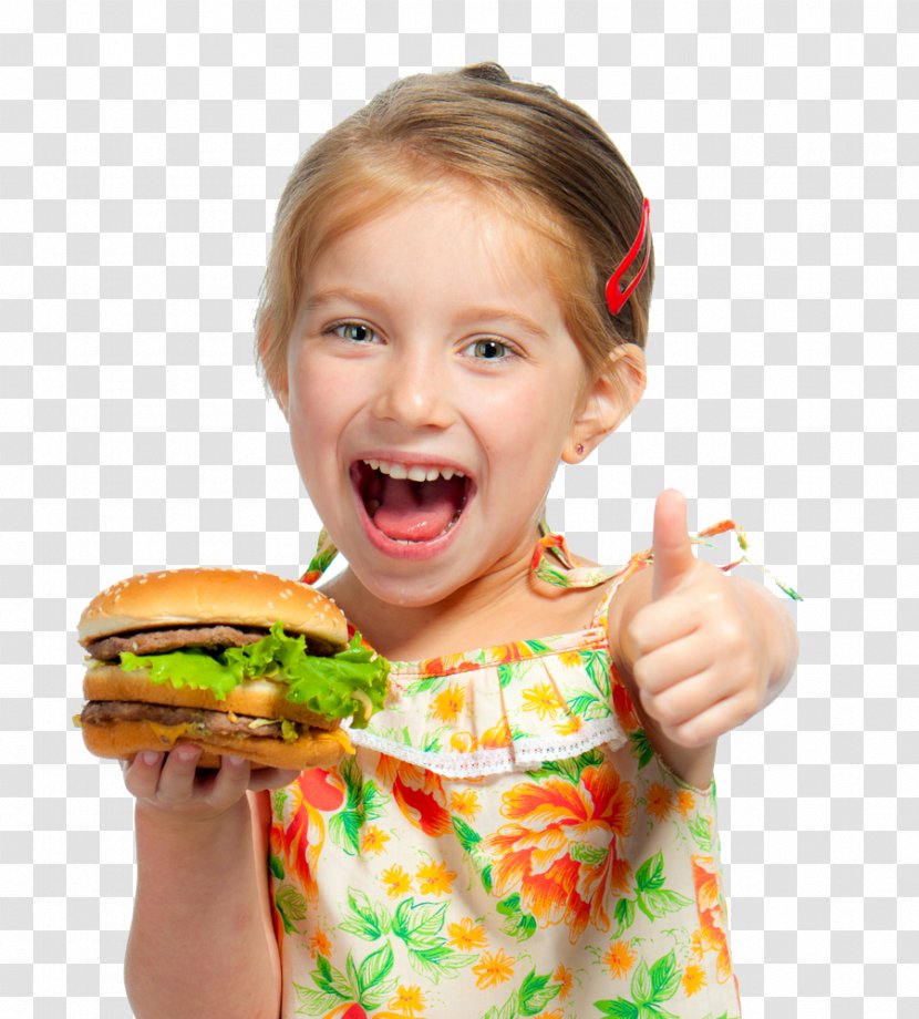 Hamburger Fast Food Cheeseburger Chicken Fingers French Fries - Smile - Eating Transparent PNG