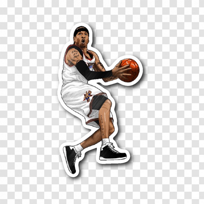 Sticker Die Cutting Polyvinyl Chloride Slam Dunk Basketball - Allen Iverson Transparent PNG