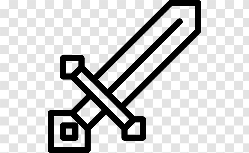 Minecraft Sword - Area Transparent PNG