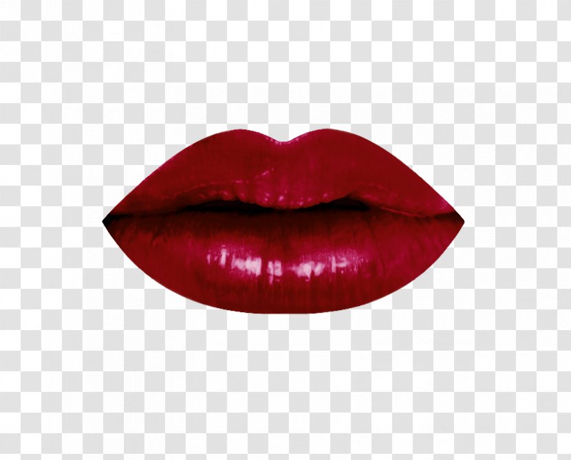 Lip Gloss Lipstick Cosmetics Moisturizer - Red - Lips Transparent PNG