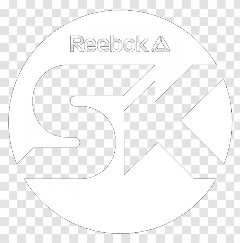 Circle White Angle Symbol - Number - Reebok Transparent PNG