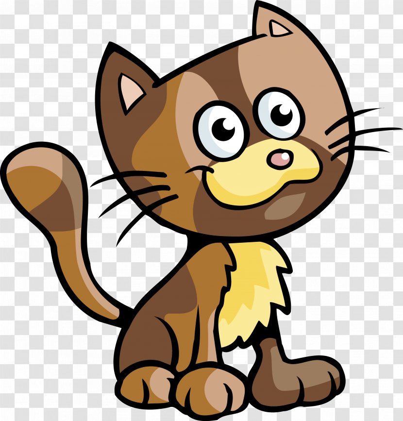 Kitten Cat Cartoon Clip Art - Animal - Cats Transparent PNG