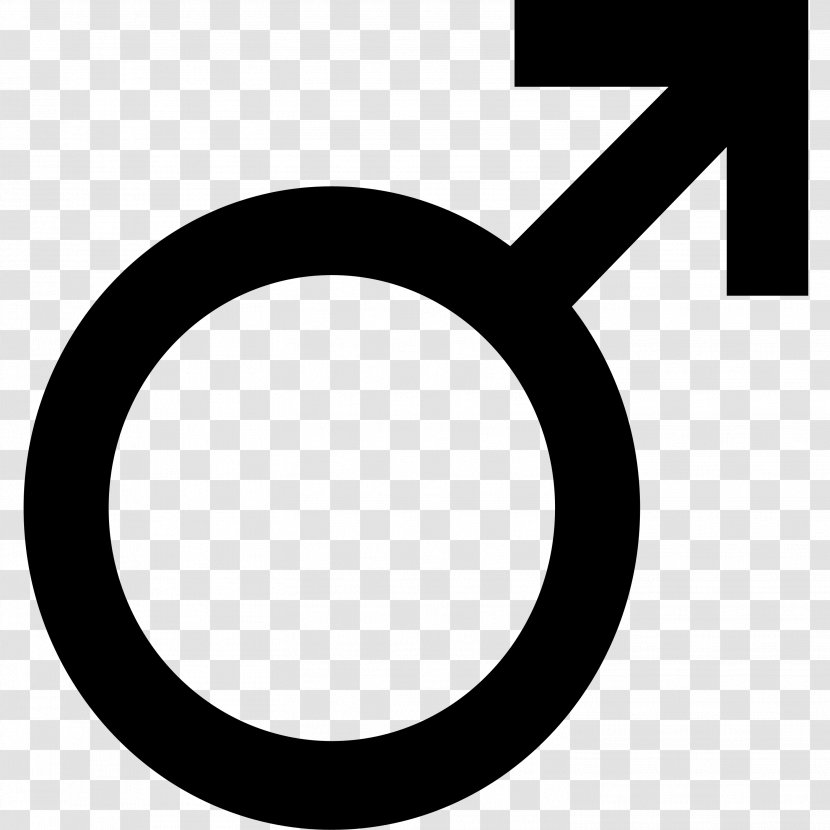 Gender Symbol Female Sign - Man Transparent PNG