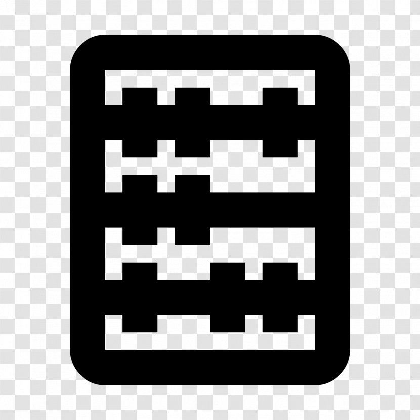 Abacus Font - Text - Symbol Transparent PNG