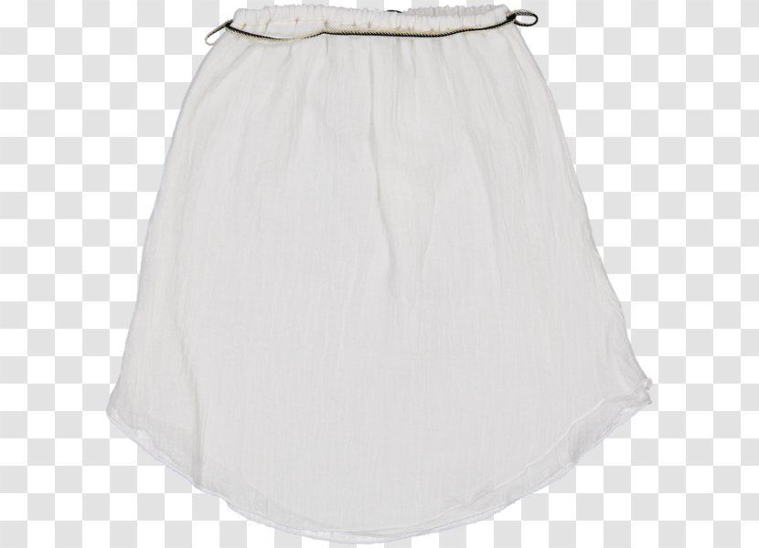Skirt - White Gauze Transparent PNG
