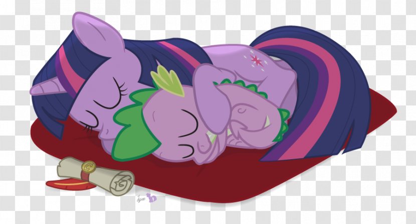 Twilight Sparkle Spike Pony Sleep - Frame Transparent PNG