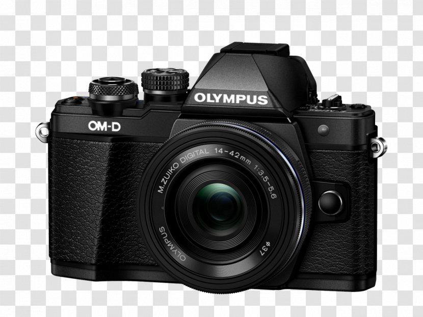 Olympus OM-D E-M10 Mark II E-M5 M.Zuiko Wide-Angle Zoom 14-42mm F/3.5-5.6 - Mirrorless Interchangeable Lens Camera Transparent PNG