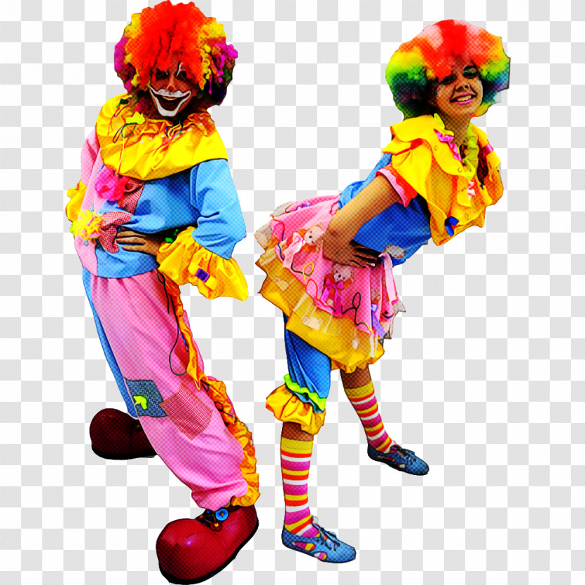 Clown Performing Arts Costume Fun Wig Transparent PNG