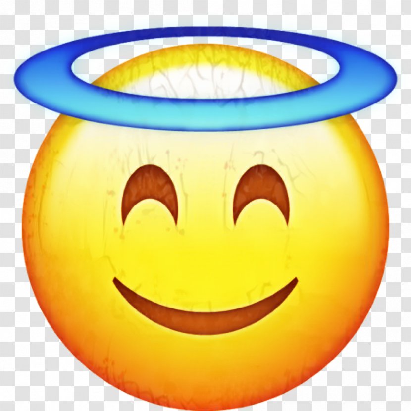 Emoji Clip Art Angel Image - Halo - Laugh Transparent PNG