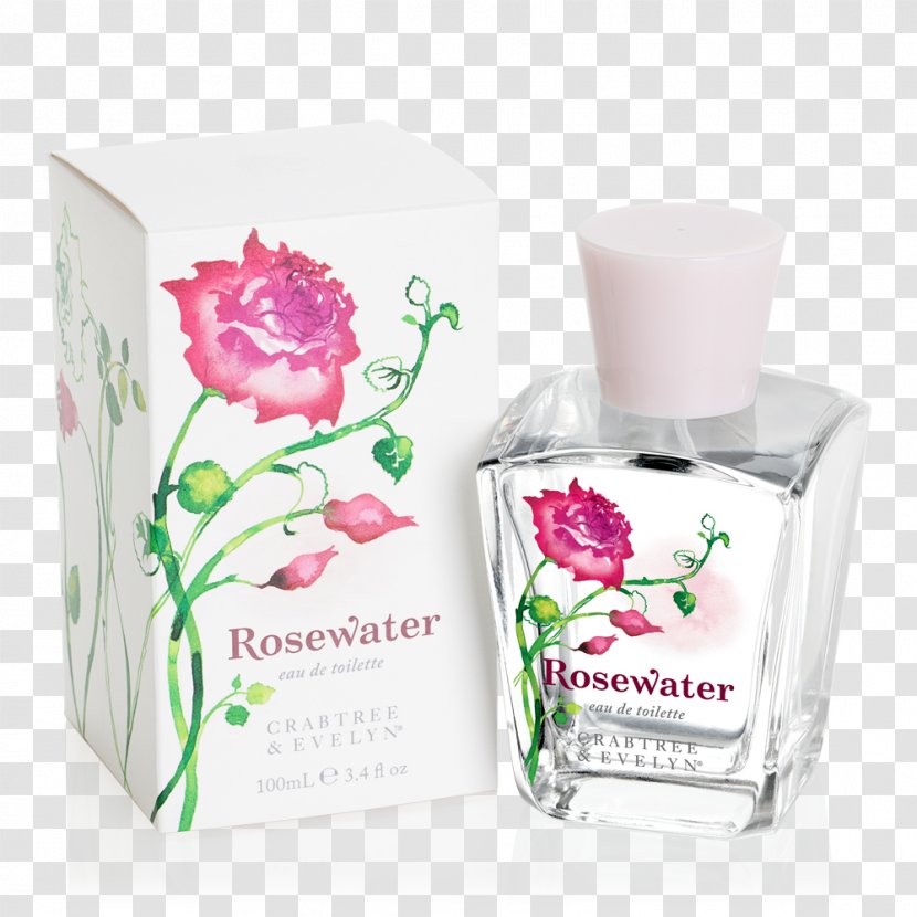 Perfume Eau De Toilette Rose Water Crabtree & Evelyn - Flower Transparent PNG