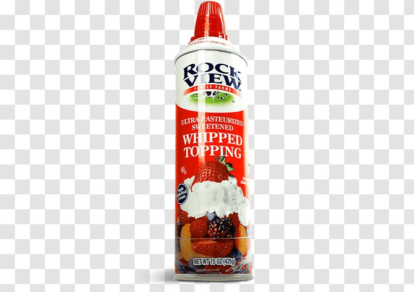 Condiment Flavor Rockview Farms - Liquid - Whip Cream Transparent PNG