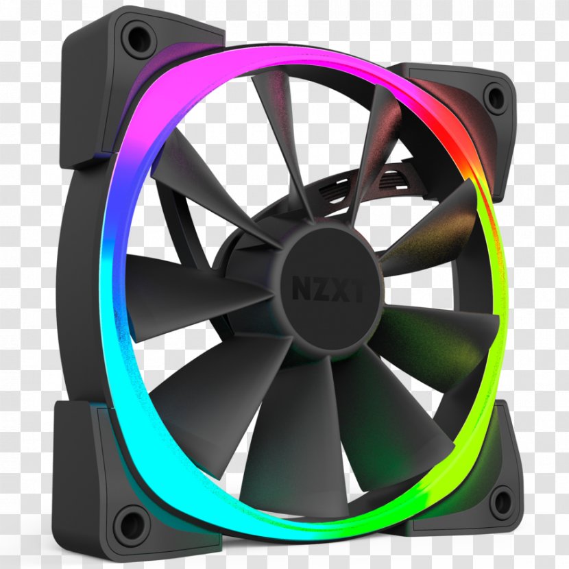 Computer Cases & Housings RGB Color Model Nzxt Fan - Rgb - And Enjoy The Cool Wind Brought By Transparent PNG