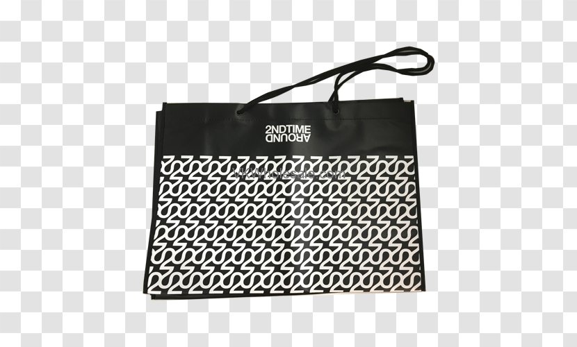 Handbag Rectangle Brand Font - Black - Reuse Bag Transparent PNG