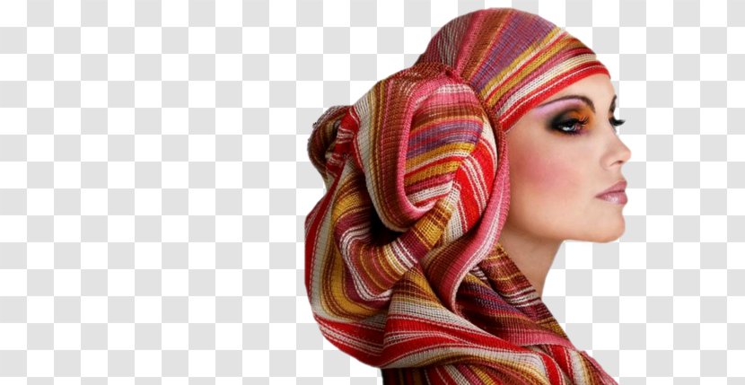 Foulard Headscarf Turban Woman - Hat - Portrait Femme Transparent PNG