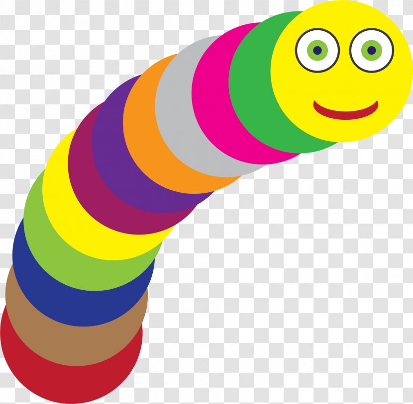 Creativity Icon - Diagram - Colorful Caterpillar Transparent PNG