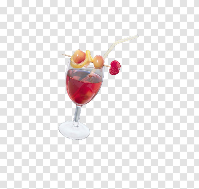 Wine Cocktail Garnish Glass - Pink Lady - Red Transparent PNG