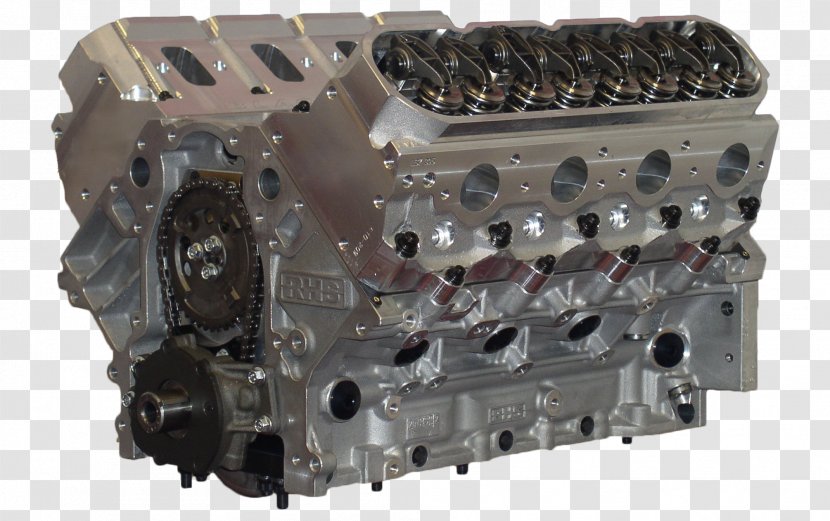 LS Based GM Small-block Engine Long Block Short Crate - Automotive Part Transparent PNG