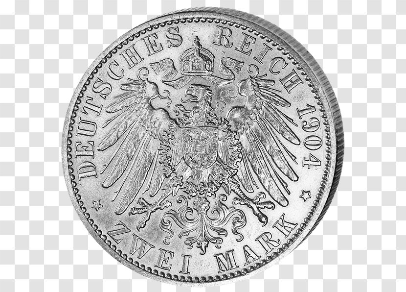 Grand Duchy Of Mecklenburg-Schwerin Coin Duke Silver - Money Transparent PNG