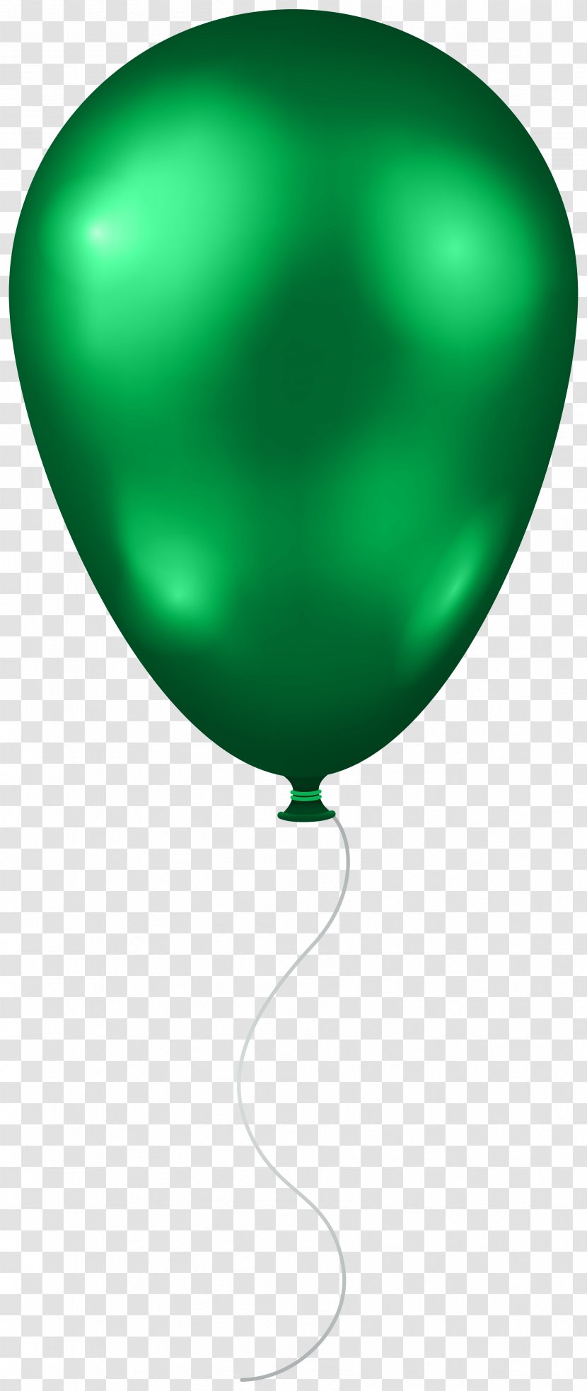 Green Balloon Symbol - Transparent Clip Art Image Transparent PNG
