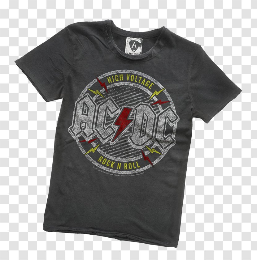 T-shirt AC/DC High Voltage Rock Or Bust World Tour Brand Transparent PNG