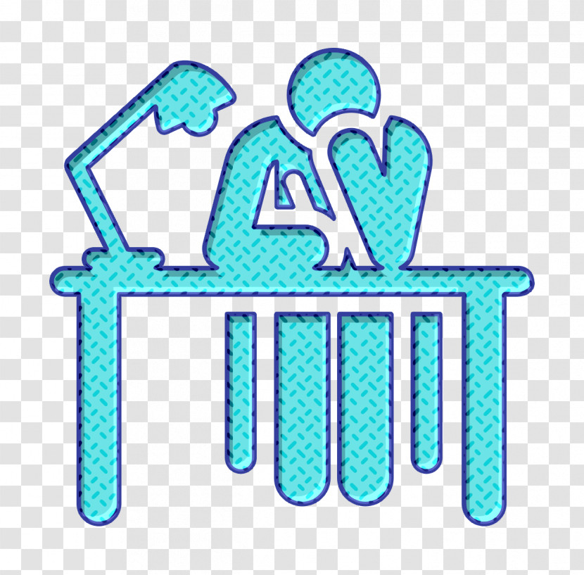 Desk Icon Studying Icon School Pictograms Icon Transparent PNG