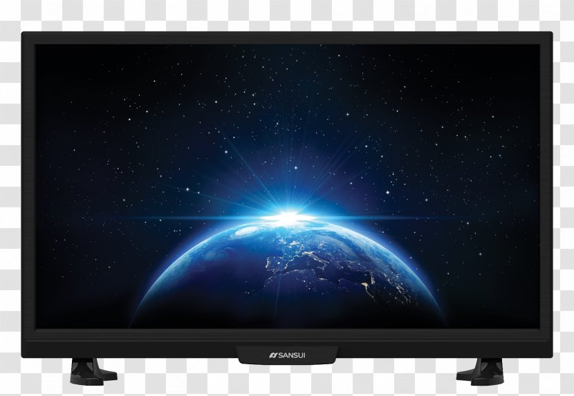 LED-backlit LCD Sansui Electric HD Ready Television Set - Lcd Tv - Space Transparent PNG