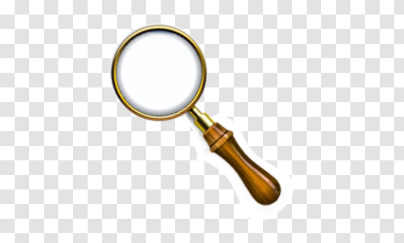 Magnifying Glass Download Computer File - Material - Wooden Metal Edge Magnifier Transparent PNG