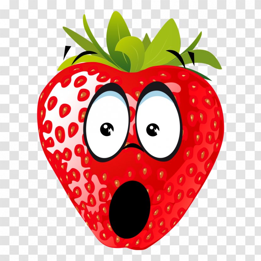 Strawberry Clip Art Berries Shortcake Fruit - Strawberries - Cartoon Transparent PNG