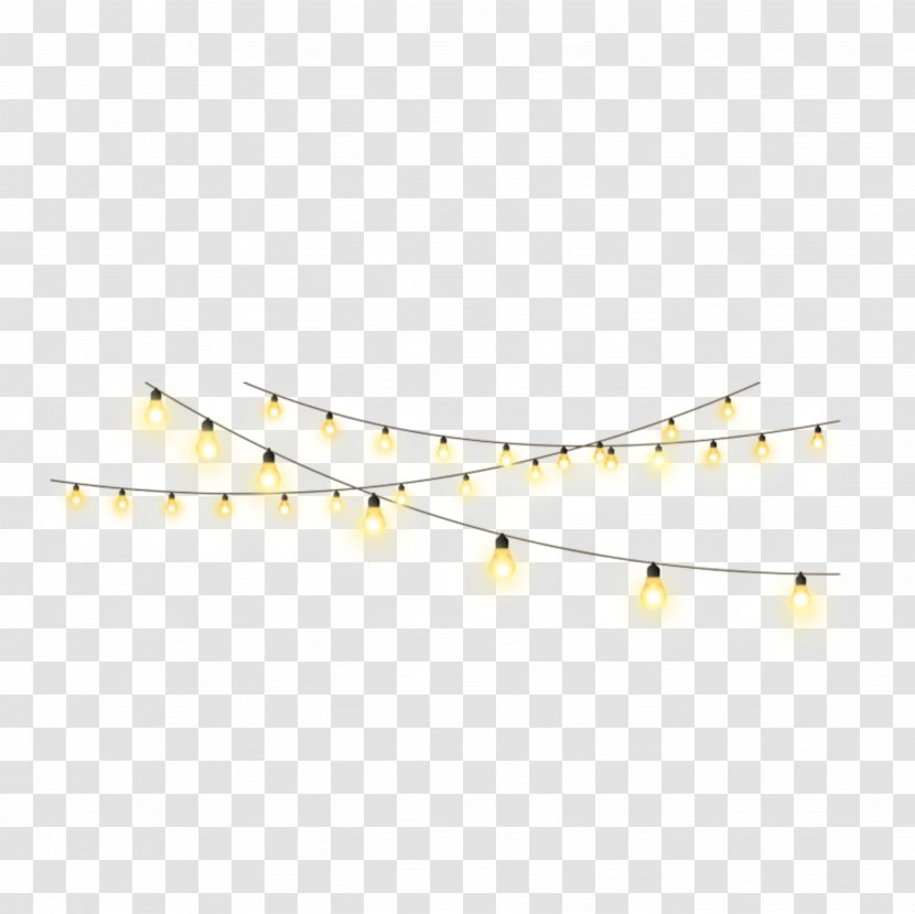 Yellow Line Jewellery Necklace Metal Transparent PNG