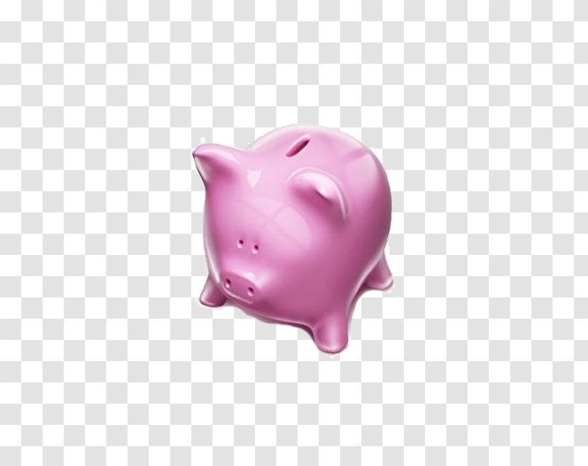Piggy Bank ICO Money Icon - Pink Transparent PNG