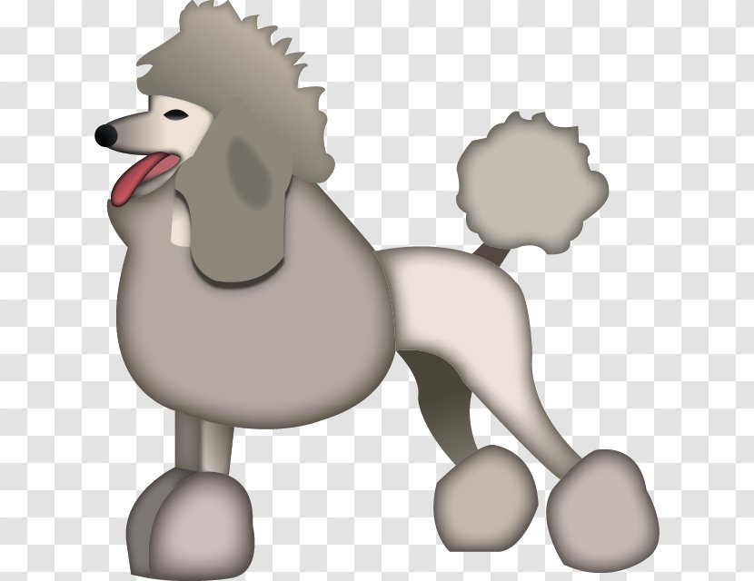Dog Breed Poodle Puppy Emoji Non-sporting Group - Mammal Transparent PNG