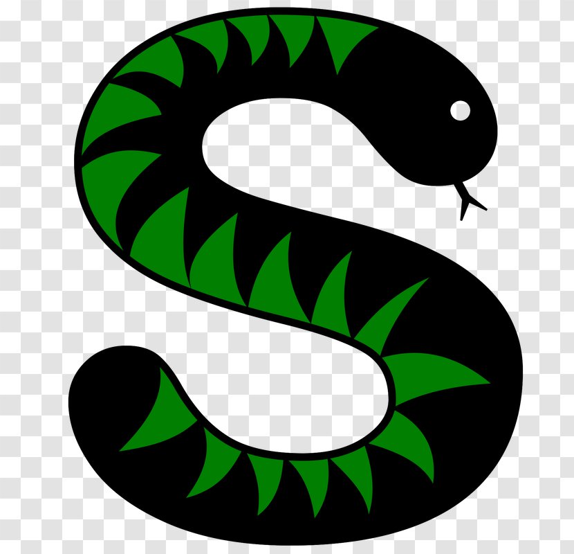 Snake Symbol Clip Art - Leaf Transparent PNG