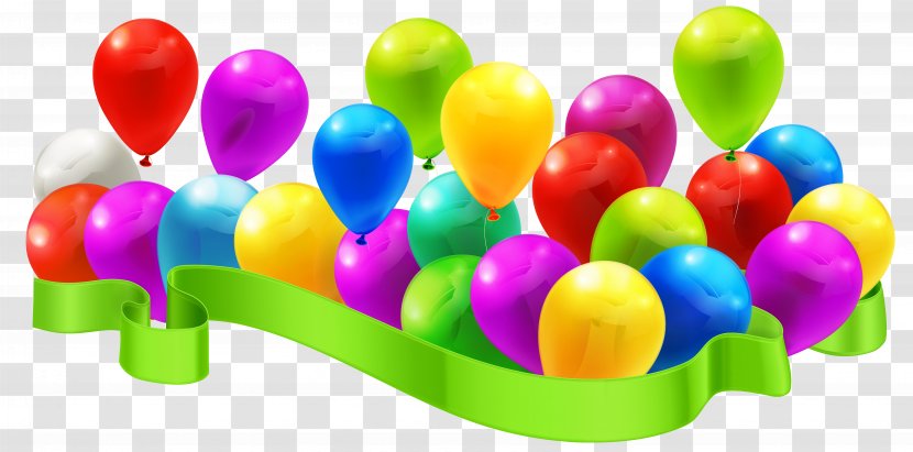 Balloon Birthday Clip Art - Color - Decoration Clipart Image Transparent PNG