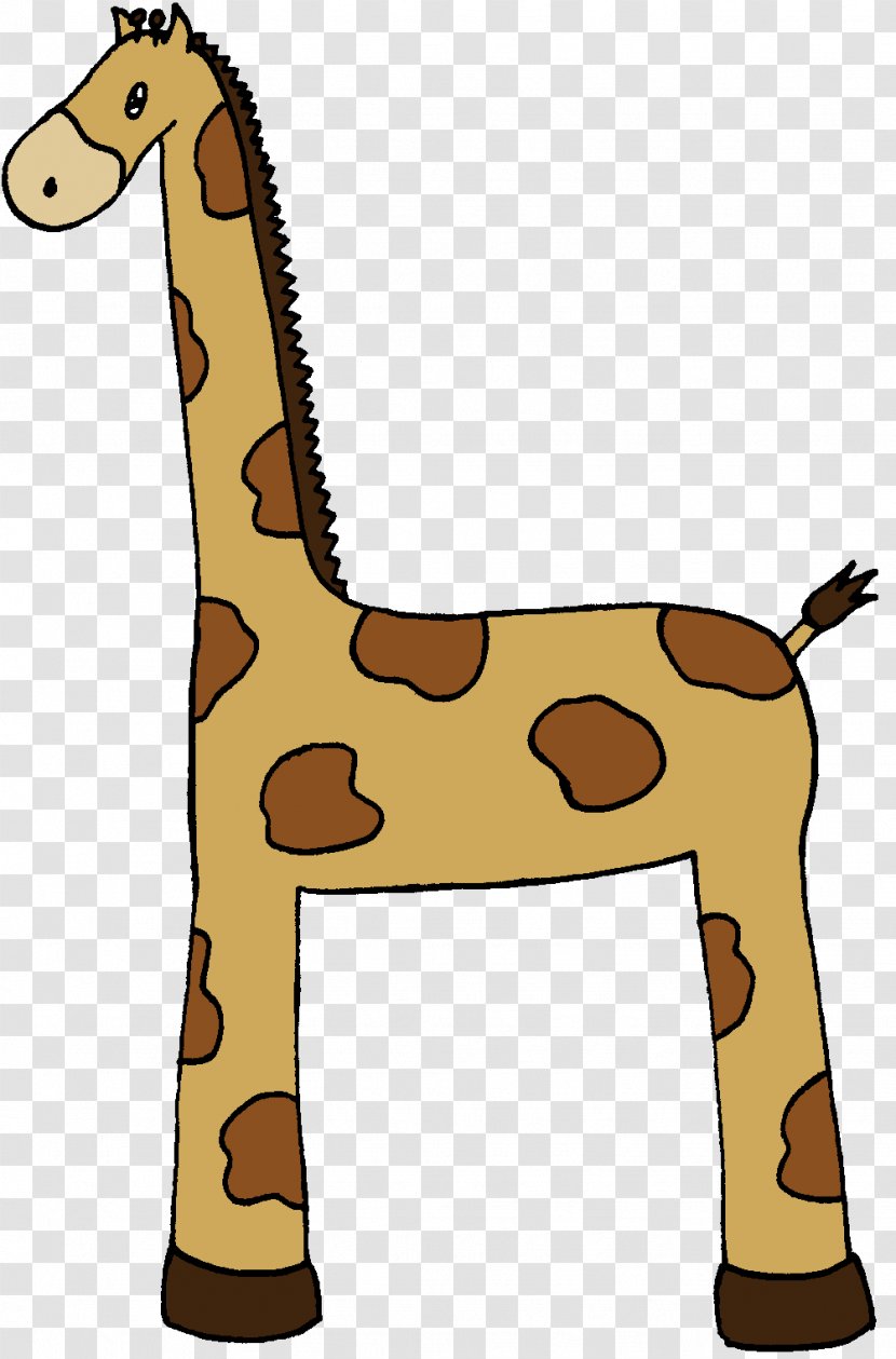 Baby Giraffes Clip Art Image - Cartoon - Giraffe Transparent PNG