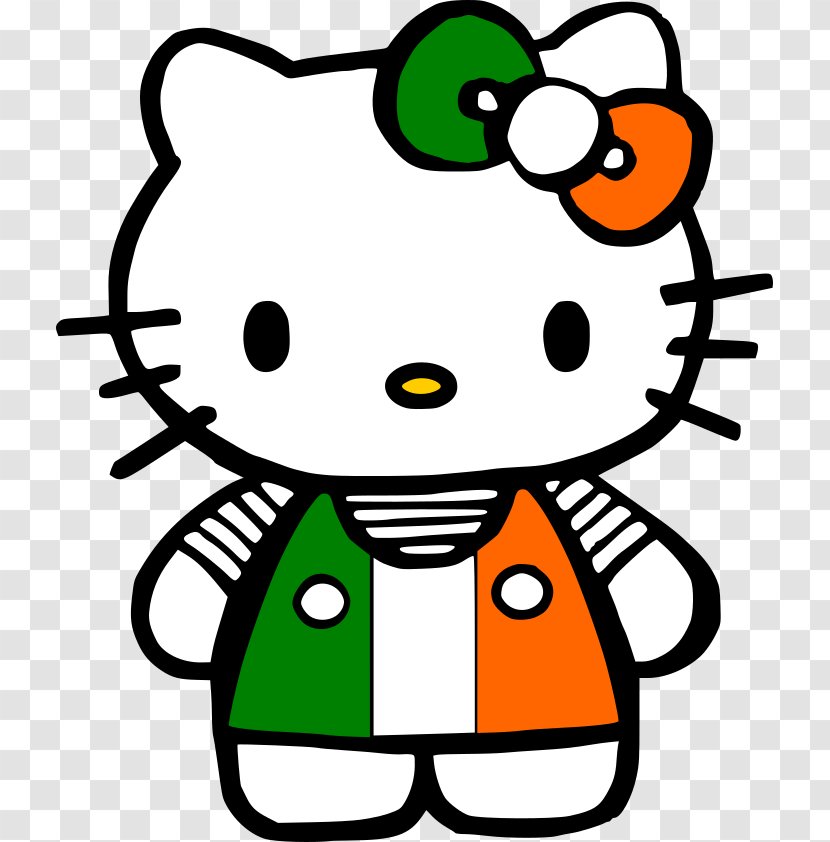 Happy St. Patrick's Day, Hello Kitty Saint Day Ireland Clip Art - ST PATRICKS DAY Transparent PNG