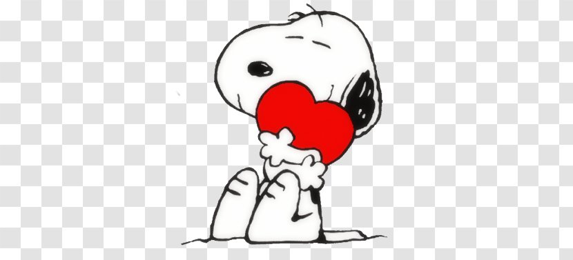 Baby Snoopy's Valentine Charlie Brown Woodstock Peanuts - Flower - Valentine's Day Transparent PNG