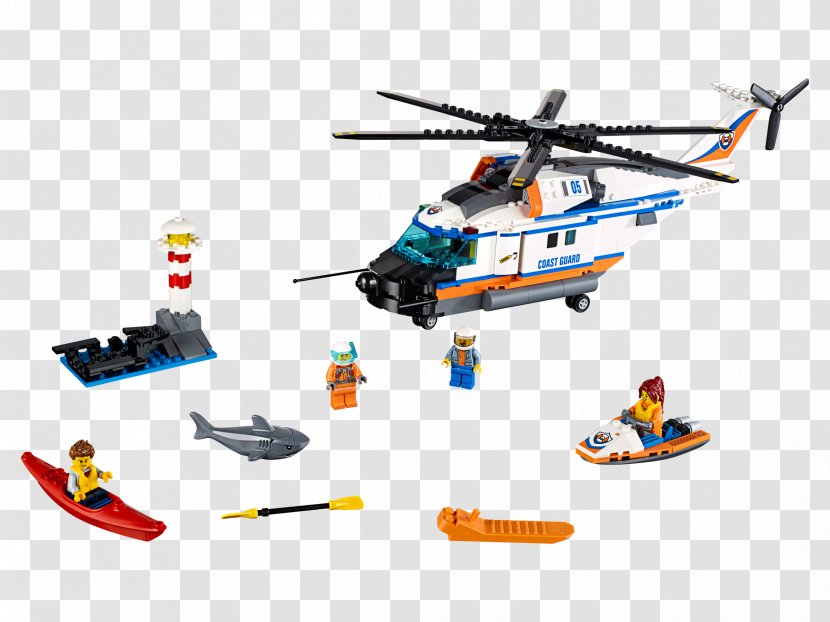 LEGO 60166 City Heavy-duty Rescue Helicopter Lego Toy - Mode Of Transport Transparent PNG