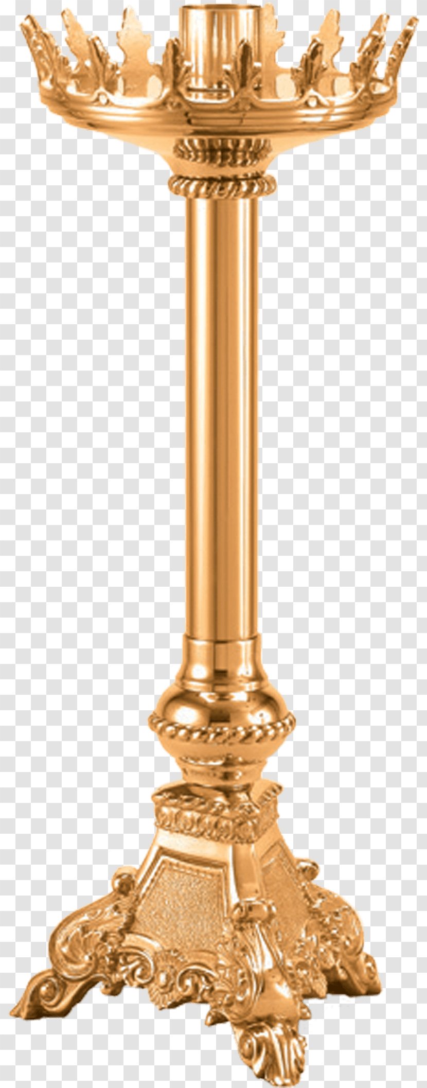 01504 Altar Candlestick Religion Inch - Religious Item Transparent PNG