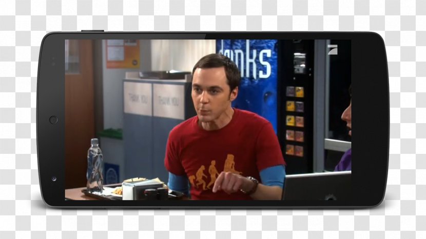 Sheldon Cooper Smartphone Television Douban 自由微信 - Communication Device Transparent PNG
