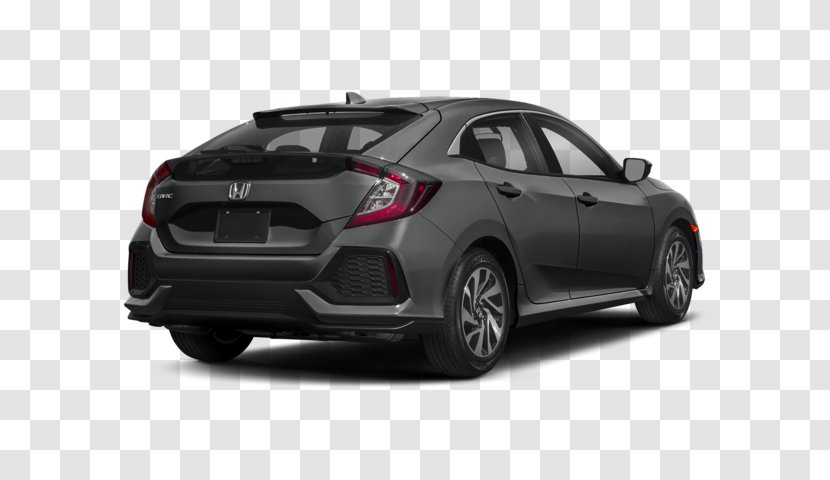 2018 Honda Civic Hatchback LX Compact Car - Sports Transparent PNG
