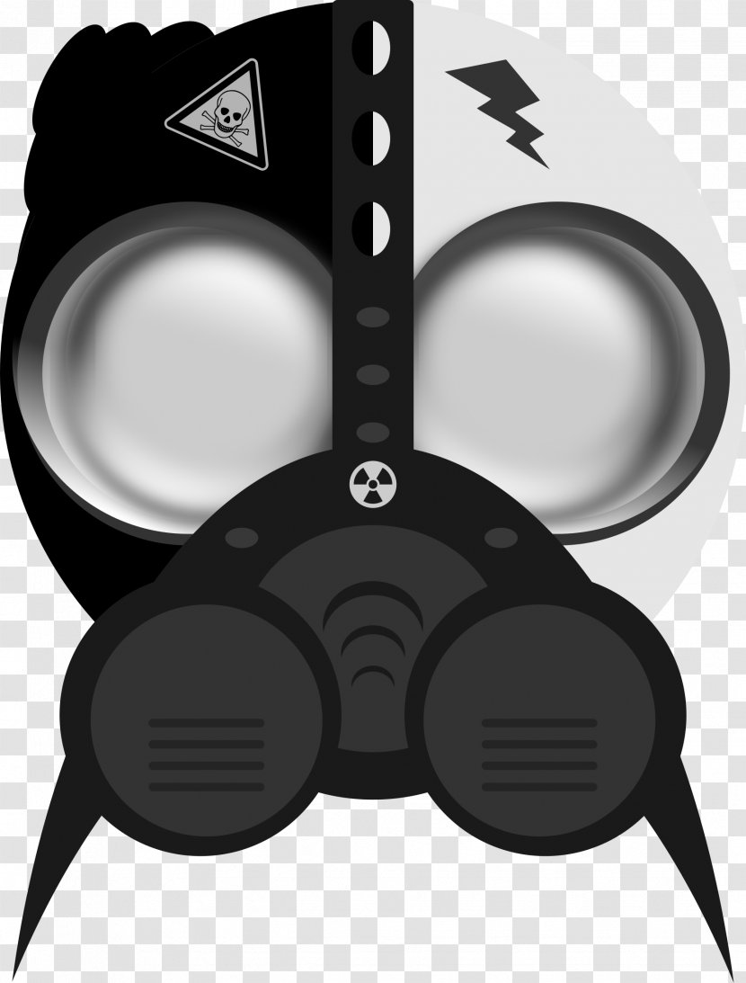 Gas Mask Clip Art - Web Button Transparent PNG