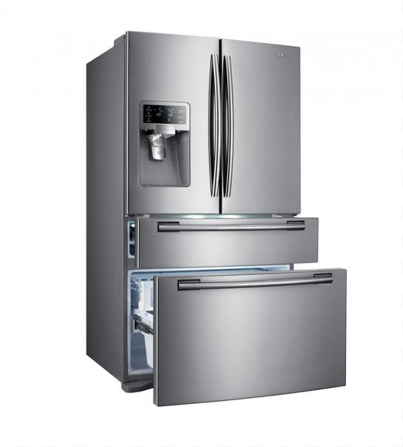 Refrigerator Samsung Door Drawer Freezers Transparent PNG